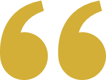 Yellow quotation marks on black background.